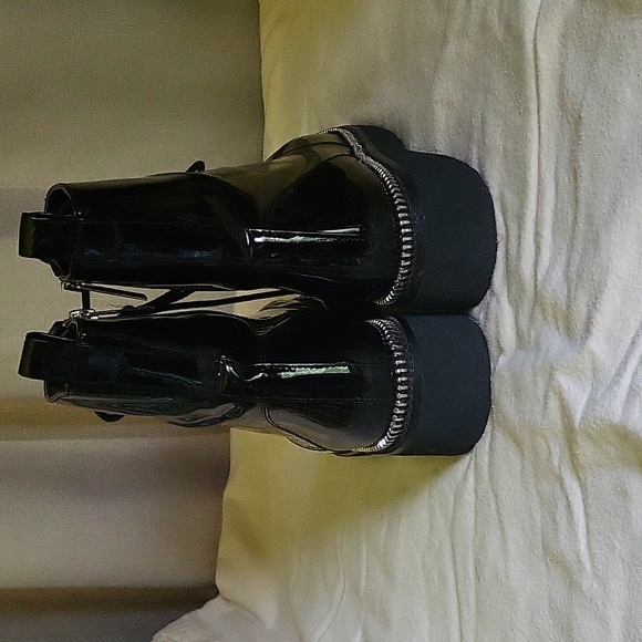 Michael Kors patent combat boots - Picture 4 of 6